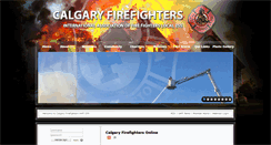 Desktop Screenshot of calgaryfirefighters.org